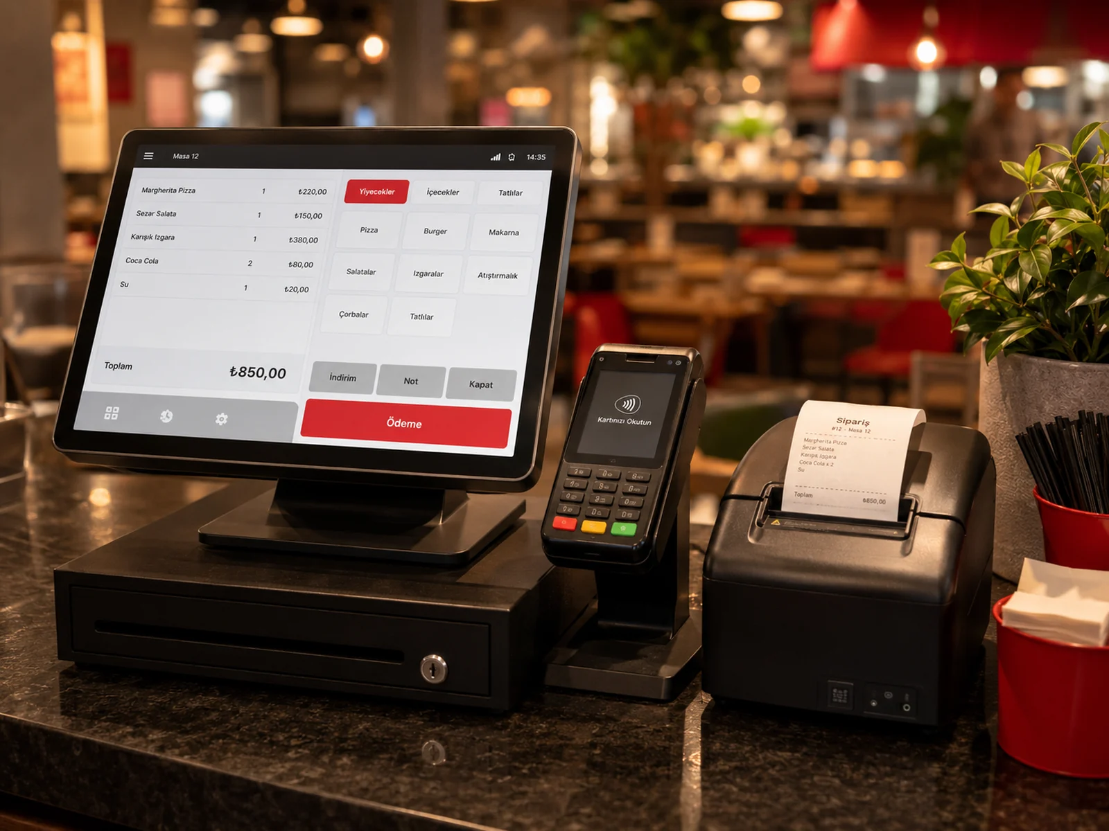 Yazarkasa POS entegrasyon desteği